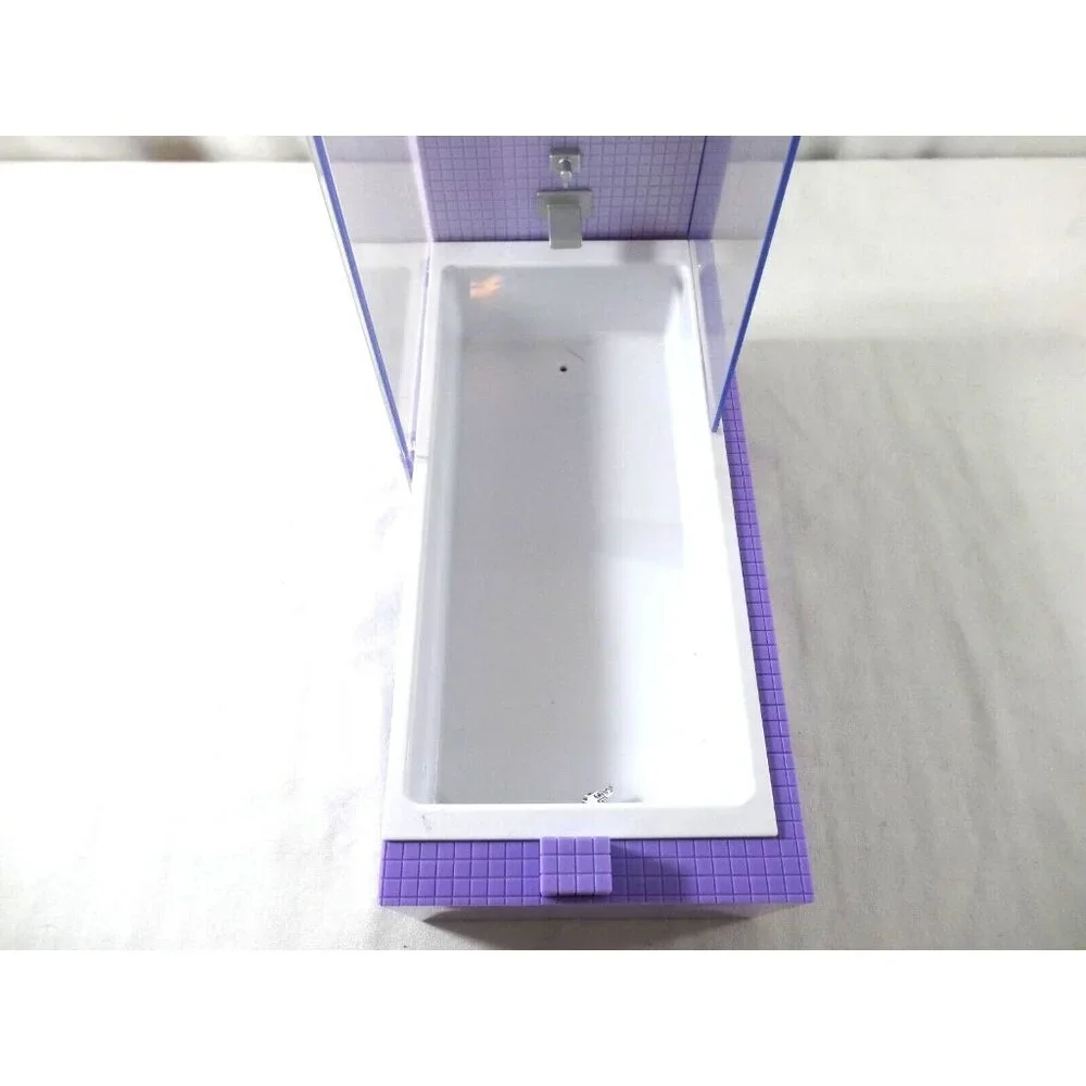 Rainbow High Doll House Purple Bathroom Tub with sides for 11-12